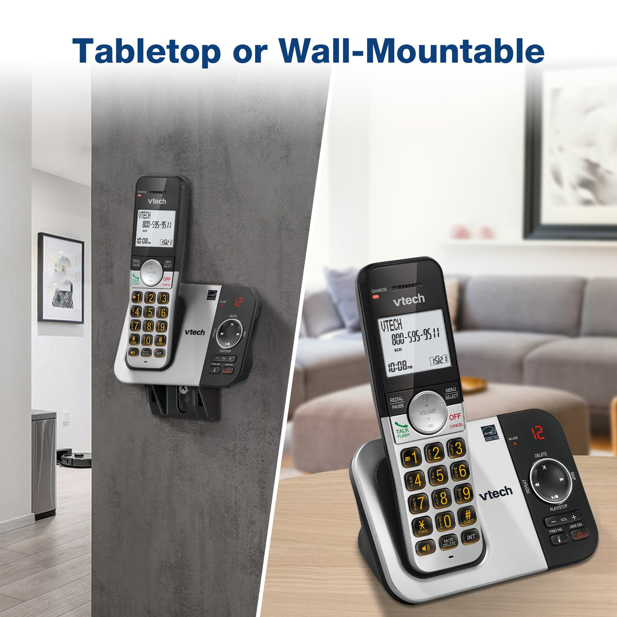 Cordless Home Phone with Answering Machine J51007