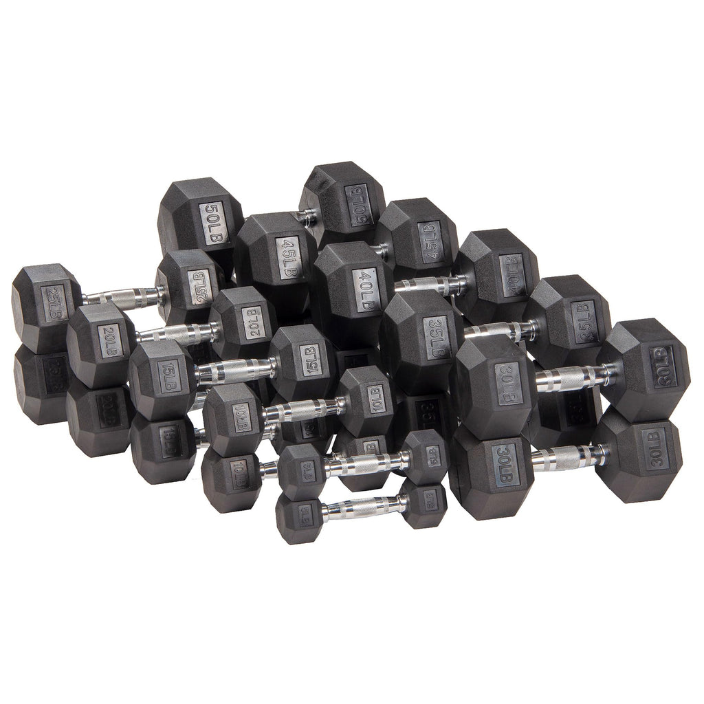 Rubber Encased Hex Dumbbell A8339