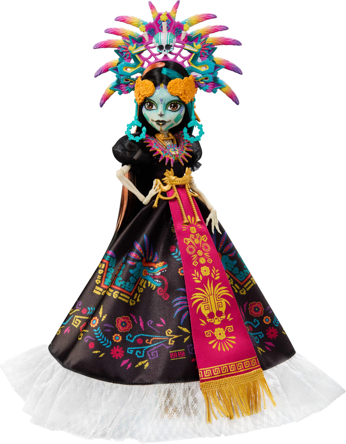 Collectible Doll with Gown, Headdress and Necklace G374424