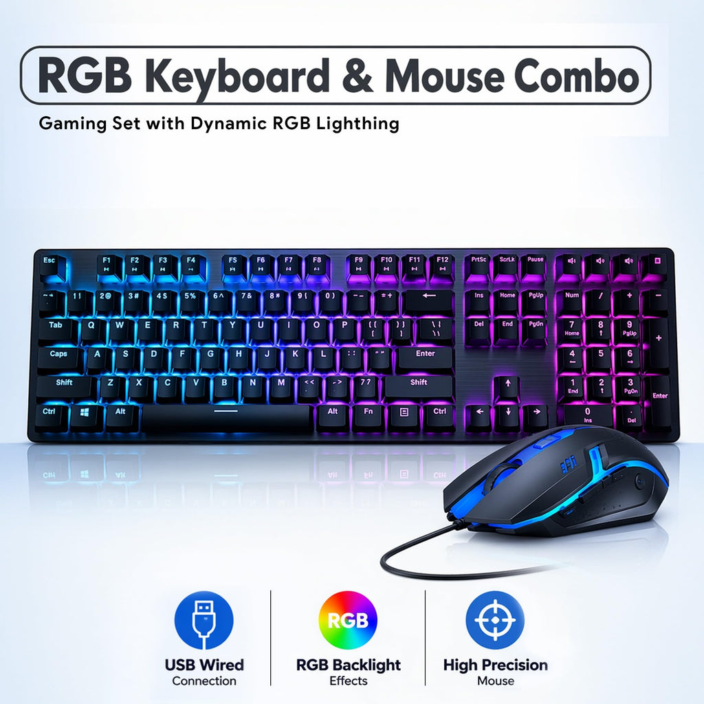 RGB Desktop PC Intel Core i5-8500 16GB DDR4 RAM 256GB SSD 500GB HDD GeForce GT 1030 T3009