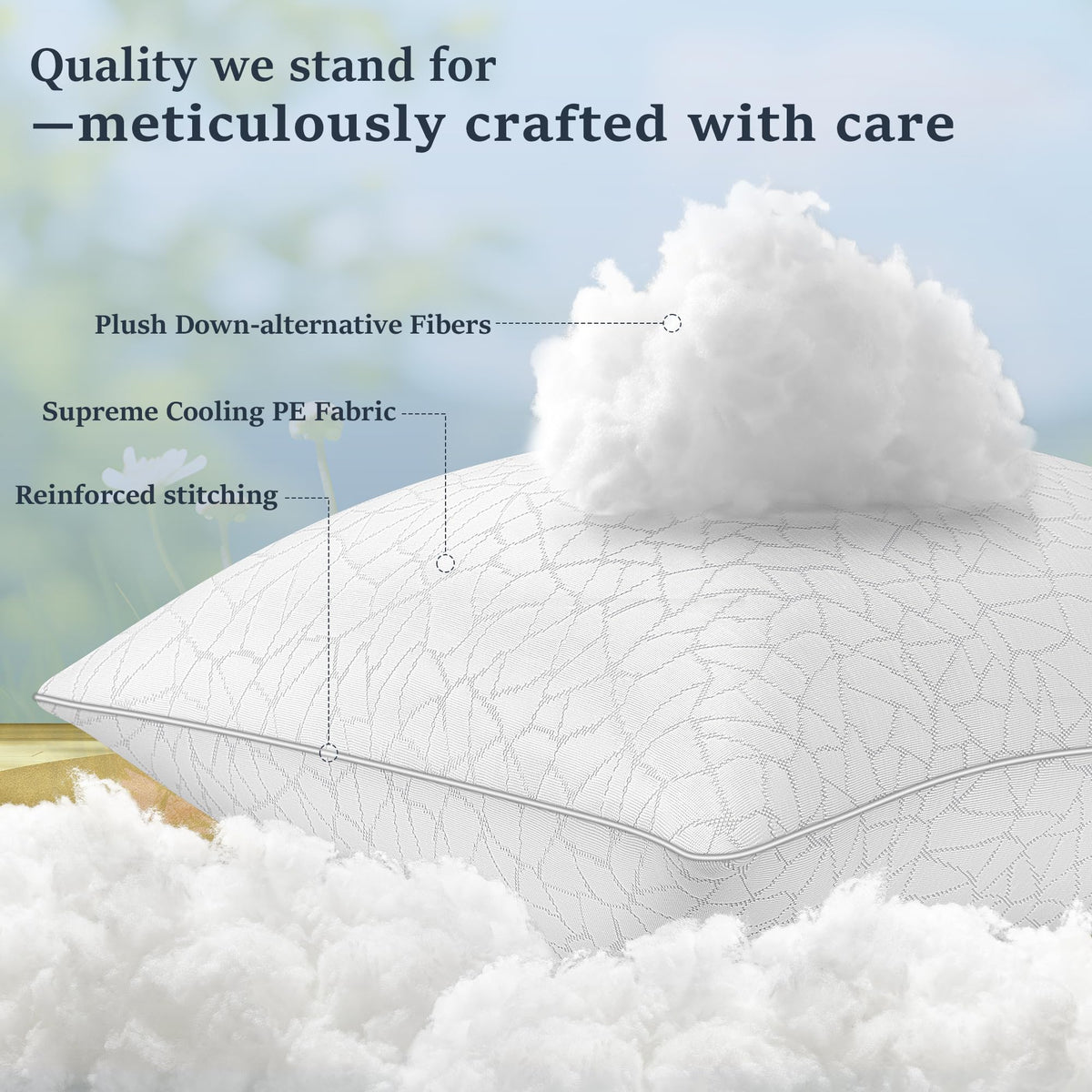 King Size Down Alternative Pillows Set of 2 F439953