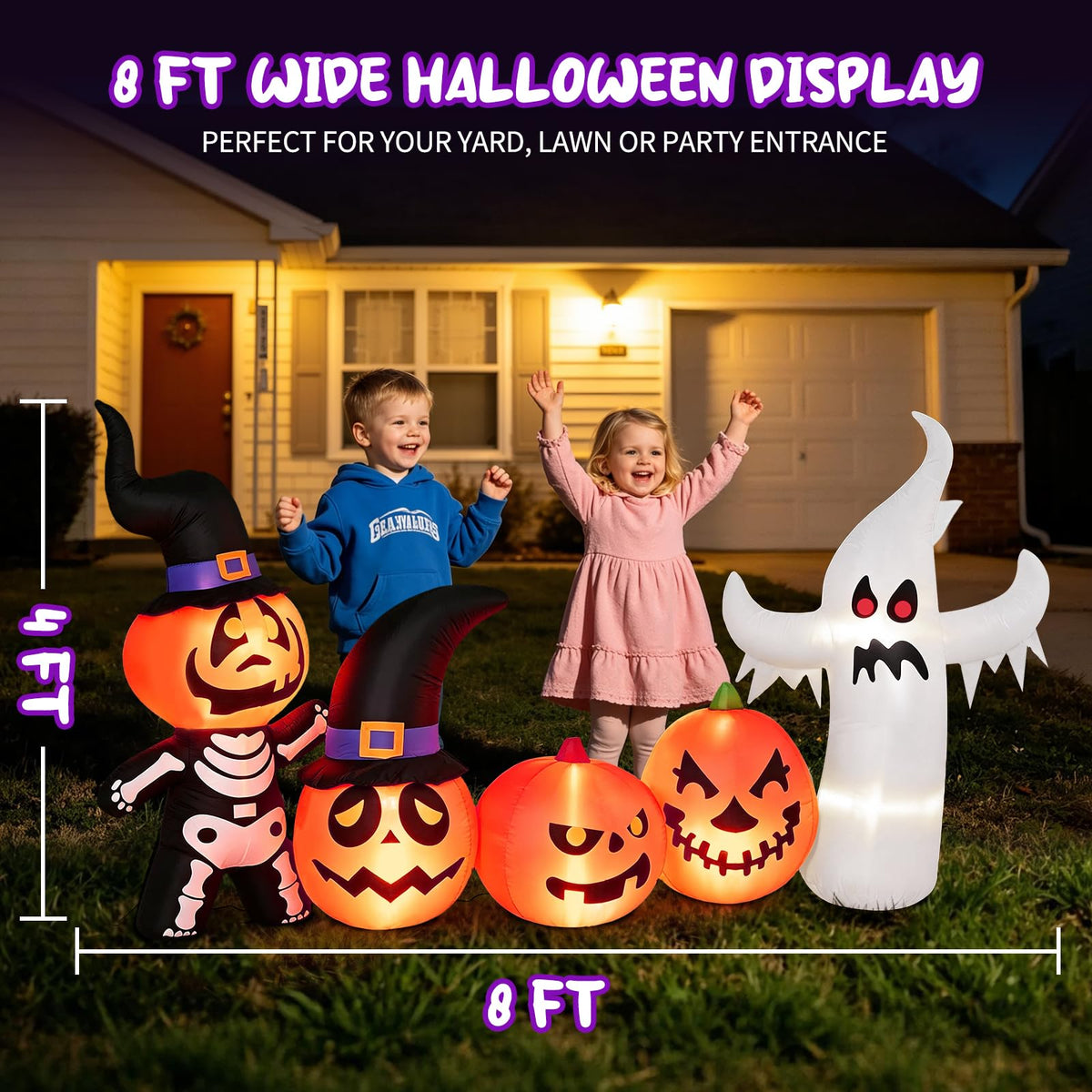 8FT Inflatable Halloween Decoration E745