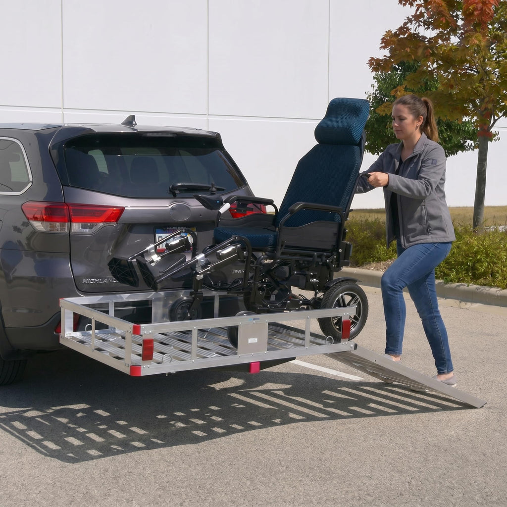 50" Aluminum Wheelchair Carrier with Ramp G398389