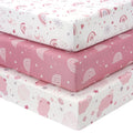 3 Pack Fitted Crib Sheets 52”x28” P801204