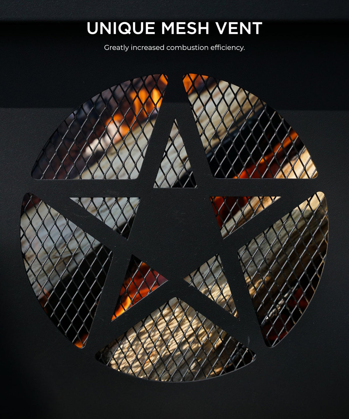 35 inch Wood Burning Fire Pit with Cooking Grill L6809