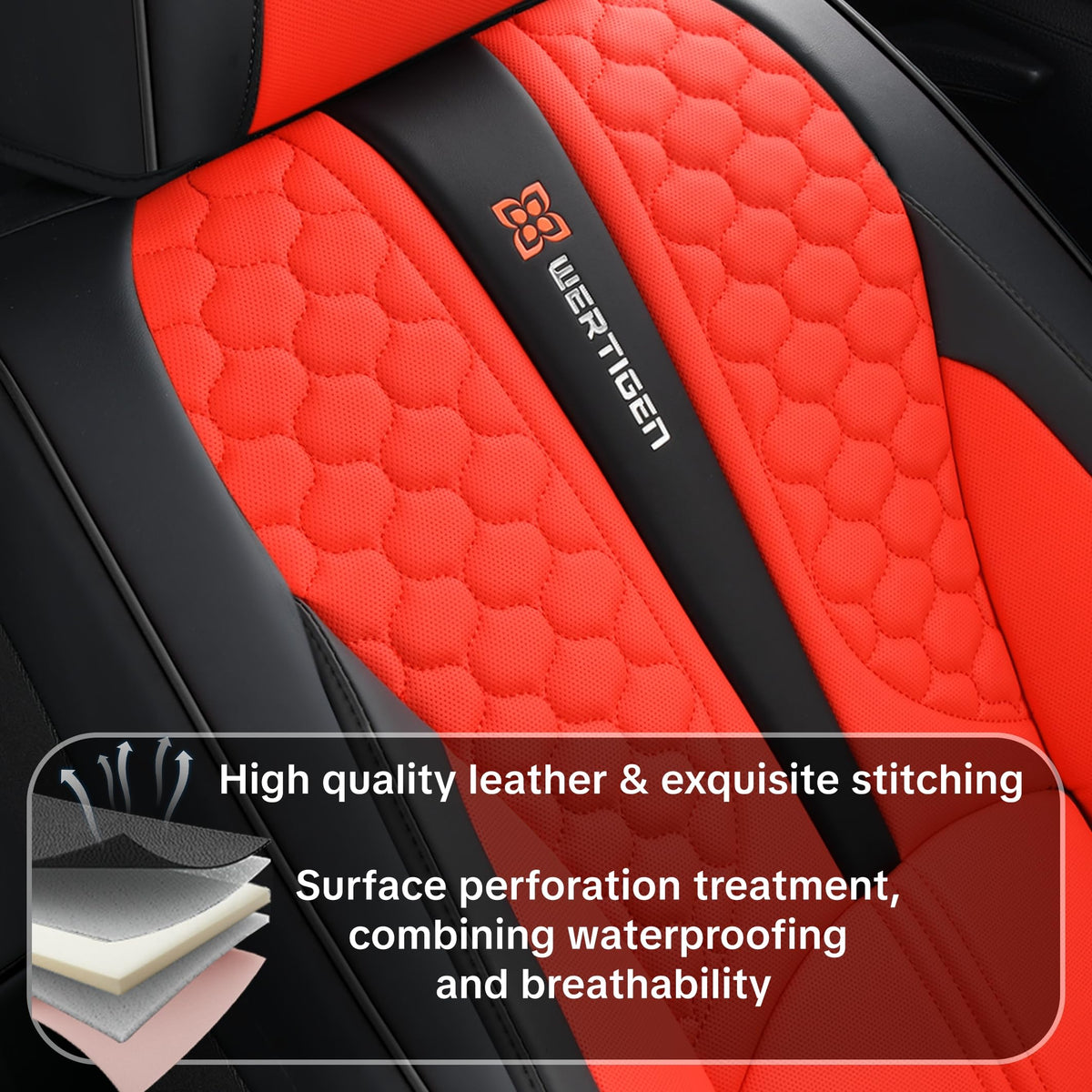Universal Car Seat Covers Full Set 5 Seats K244