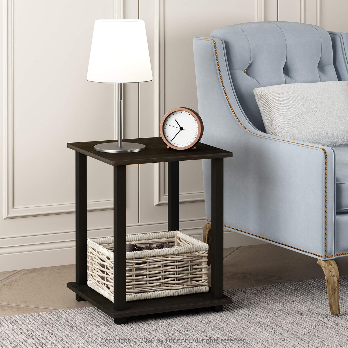 3-Tier TV Stand and End Tables Set J884057