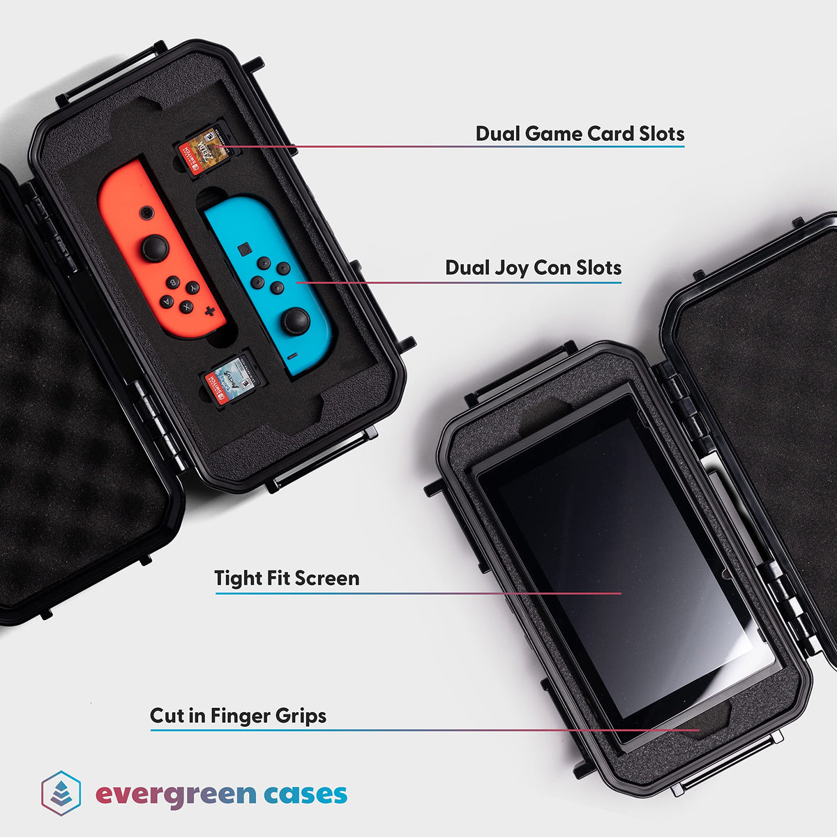 Waterproof Protective Hard Case Compatible with Nintendo Switch and OLED Model V6572